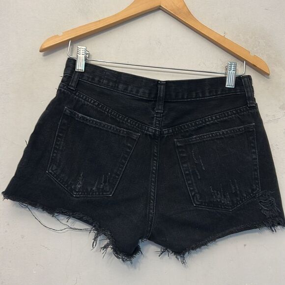 We The Free black distressed shorts Size 27 EUC - Picture 6 of 9